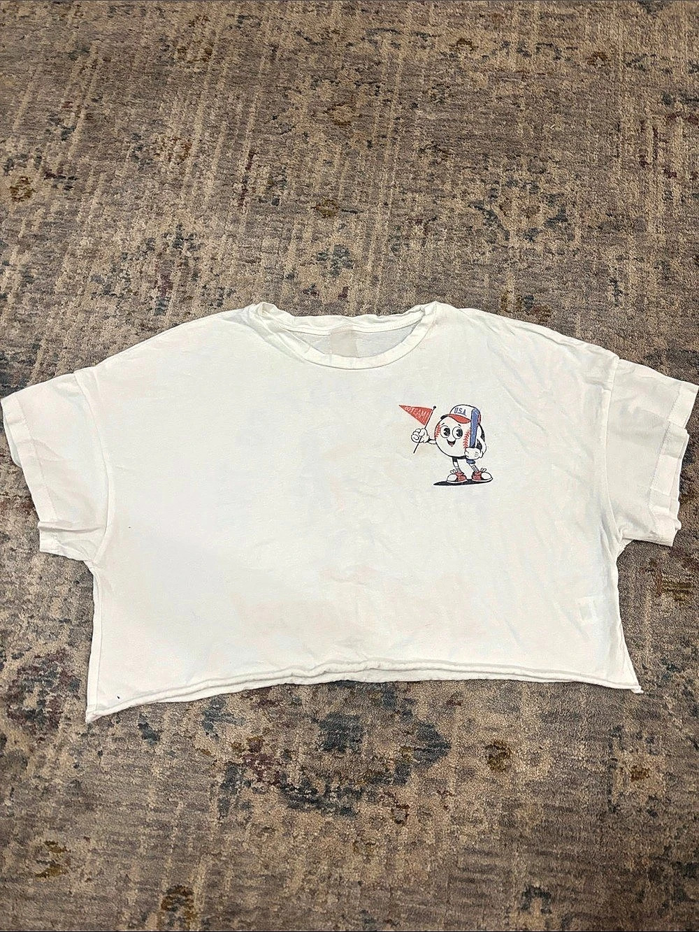 White Graphic Tee